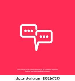Letter P and Q abstract communications logo template. simple flat logo design
