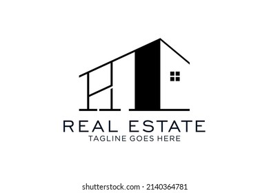 Letter P for Real Estate Remodeling Logo. Construction Architecture Building Logo Design Template.