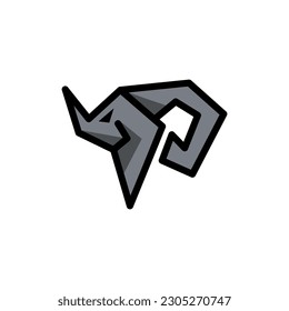 Letter P Rhino Modern Creative Logo Design
