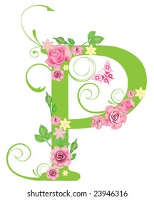 Letter P Flowers High Res Stock Images Shutterstock