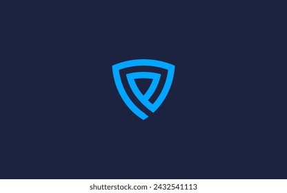 letter p with shield logo icon design vector design template inspiration