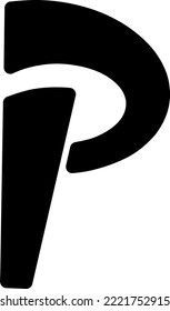 Diseño de logotipo sencillo para la letra p