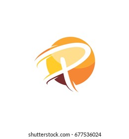 Letter P Sphere Logo