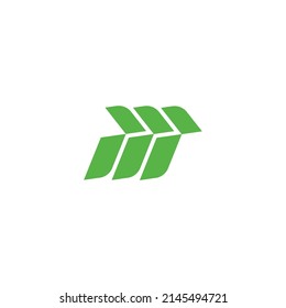 letra p rayas leaf movimiento geométrico vector