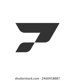 Letter P , technology logo vector design
