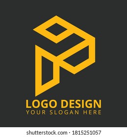 Letter P Unique Logo Design