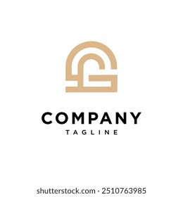 Vector de icono de logotipo de ventana de letra P