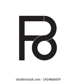 Letter P8 Logo Design Vector Stock Vector (Royalty Free) 1414866659 ...