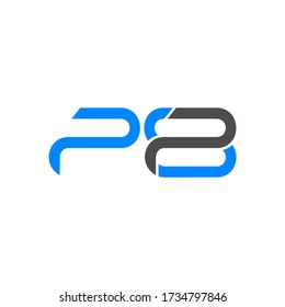 Letter P8 or PB logo design vector.
creative letter design.
