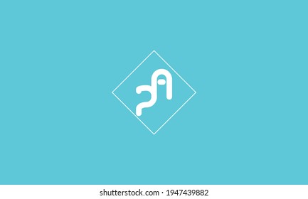 Letter PA initial logo design