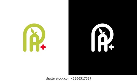 Buchstaben PA mit Logo, Vektor mit Anfangsbuchstaben Symbol Design Vorlage