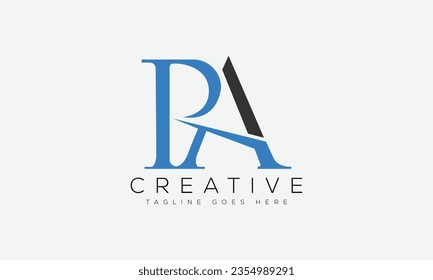 Letter PA Logo Design Vorlage Vektorgrafik.