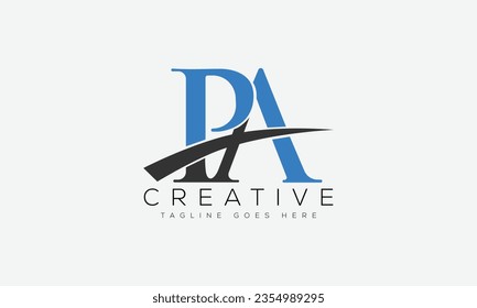 Letter PA Logo Design Vorlage Vektorgrafik.
