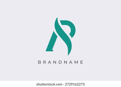 Modelo de vetor de design de logotipo PA de letra.