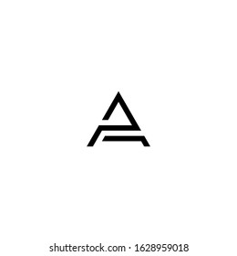Letter PA monogram logo design vector