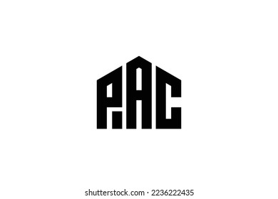 Letter PAC Home Logo Design Template