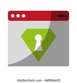 Letter padlock drawn