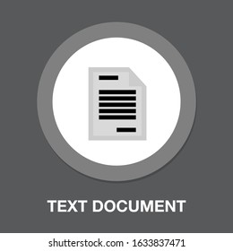 letter page. text document icon - web page symbol - office file format