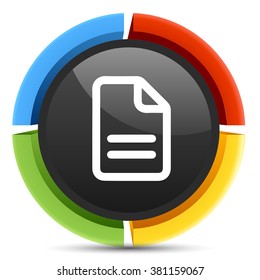 letter page text icon