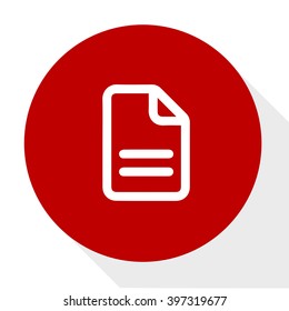 letter page text icon
