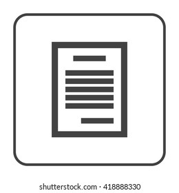 letter page text icon