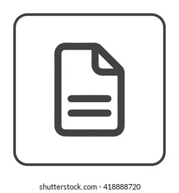 letter page text icon