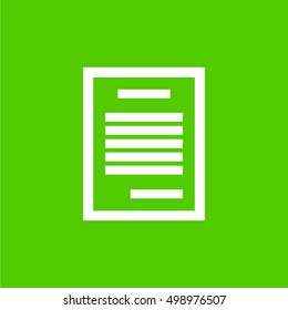 letter page text icon