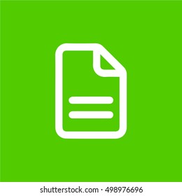 letter page text icon