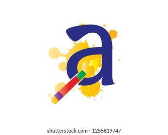 Letter A for Painting and drawing