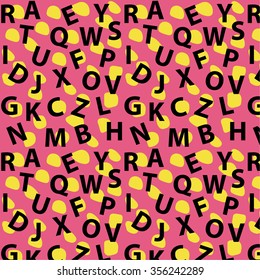 Letter pattern.