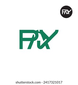 Diseño de logotipo de monograma de pago por carta