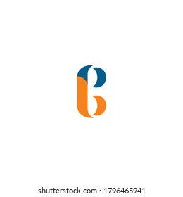 Letra PB BP Modelo inicial de diseño Vector de plantilla Ilustración	