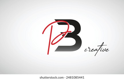 Letra PB Creative Clean Logo Design