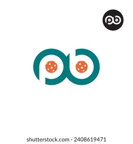 Letter PB Pickleball logo design