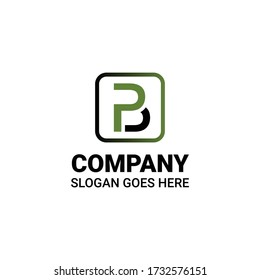 Letter PB is a professional clean and elegant logo for company or personal