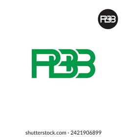 Letter PBB Monogram Logo Design
