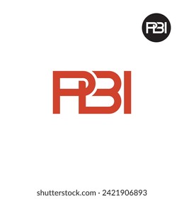 Letter PBI Monogram Logo Design