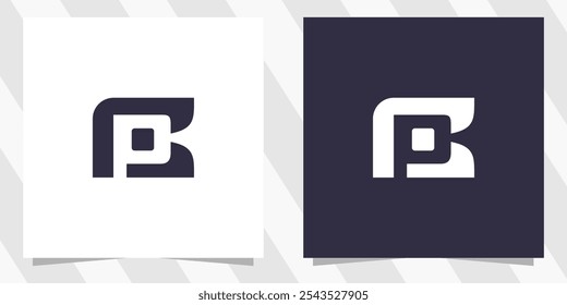 letter pc cp logo design vector