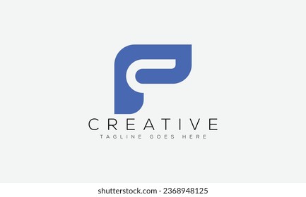Letter PC logo design template vector illustration