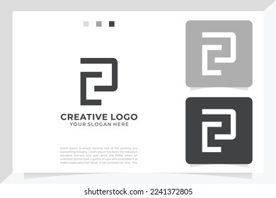 Letter PC, Logo icon monogram design. Vector graphic design template element.