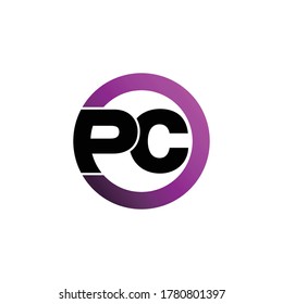 Carta PC diseño de icono de logotipo simple vectorial
