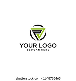 letter PD logo vector graphic design
