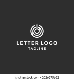 Letra P,D,I Modelo de diseño de logotipo de vector