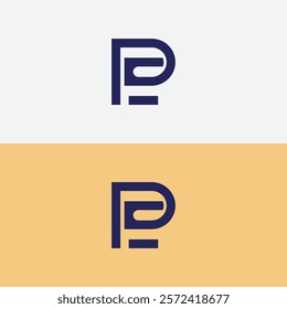 Letter PE Creative Business Logo Design. PE company group linked letter logo.