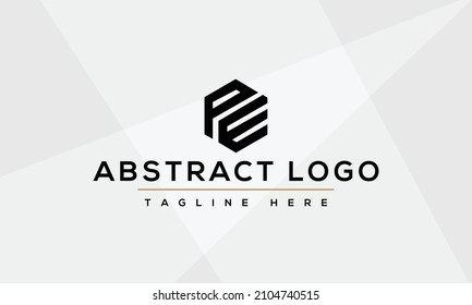 Letter PE Logo, creative pe company logo icon vector for business