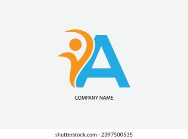Inspiración de plantilla de diseño de logotipo de personas, Ilustración de vectores.