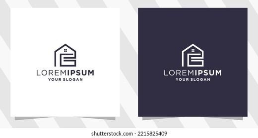 letter pg gp with home logo