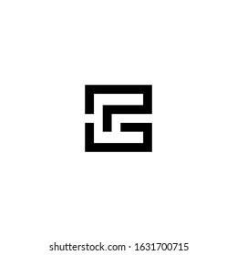 Letter PG monogram logo design vector