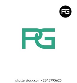 Letter PG Monogram Logo Design