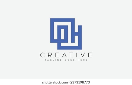 Letter PH logo design template vector illustration